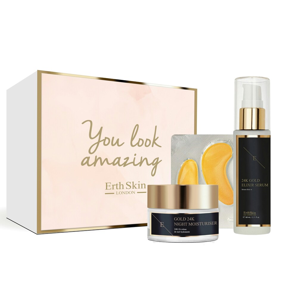 Giftbox Set - 24K Gold Anti-Wrinkle Retinol Skincare Set ( Universal Kit )