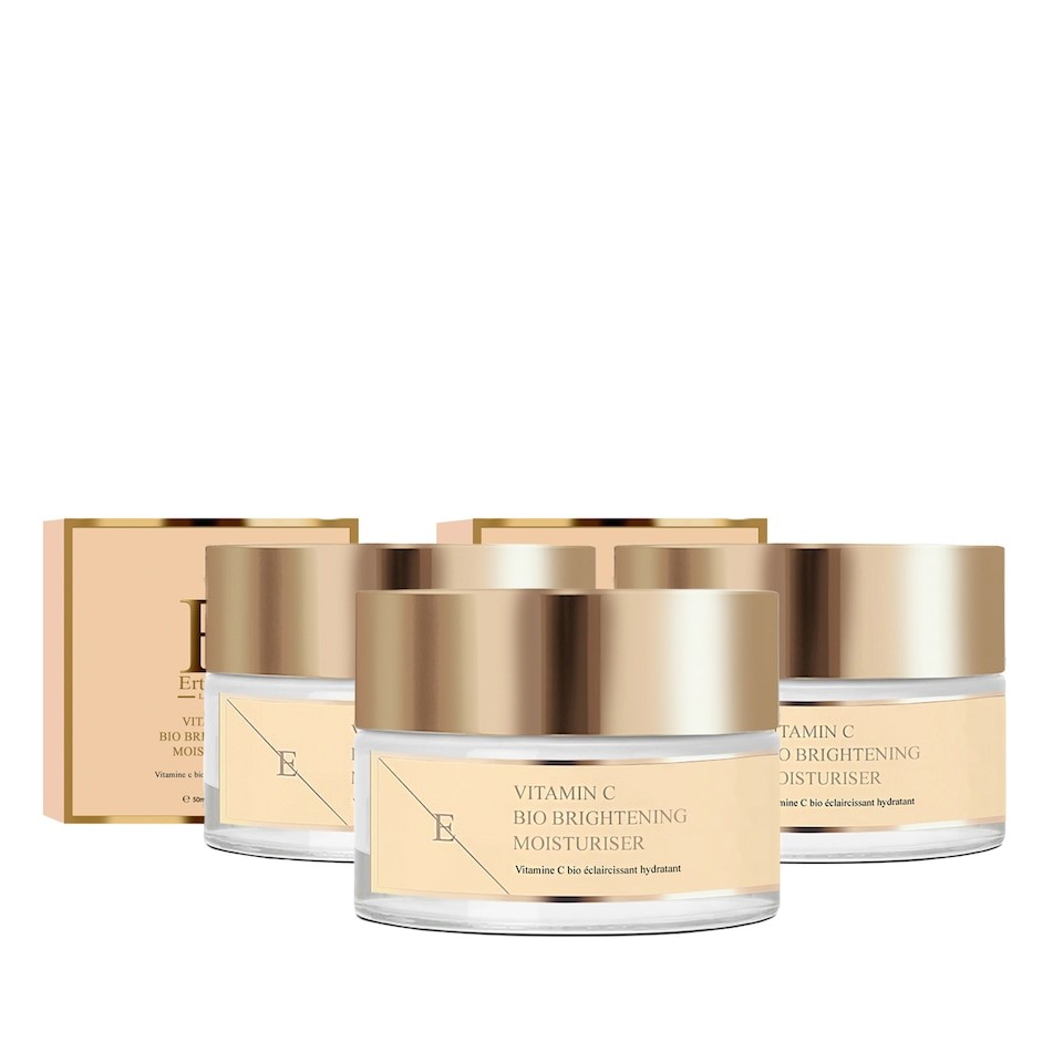 3X Erth Skin London Vitamin C Bio Brightening Moisturiser 50ml