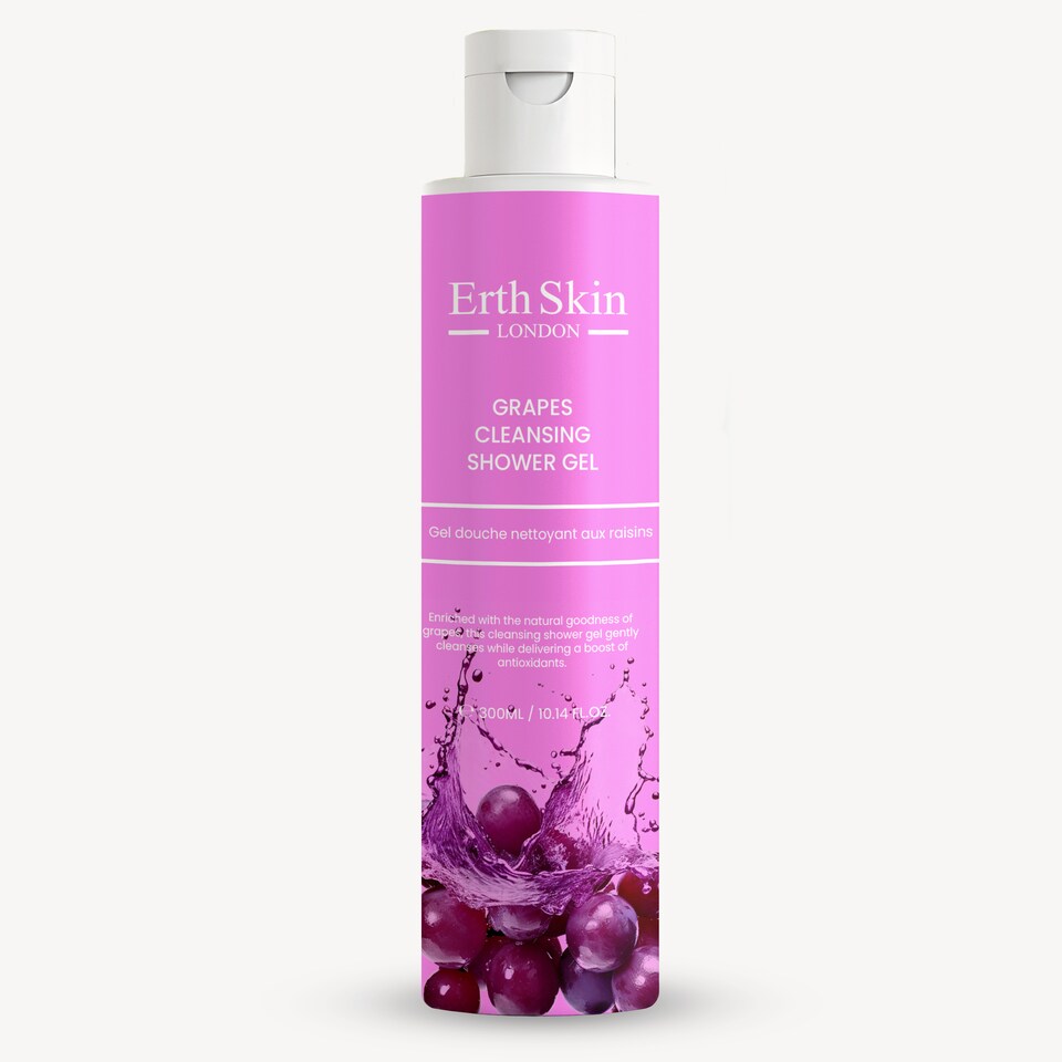 Erth Skin London Grapes Cleansing Shower Gel