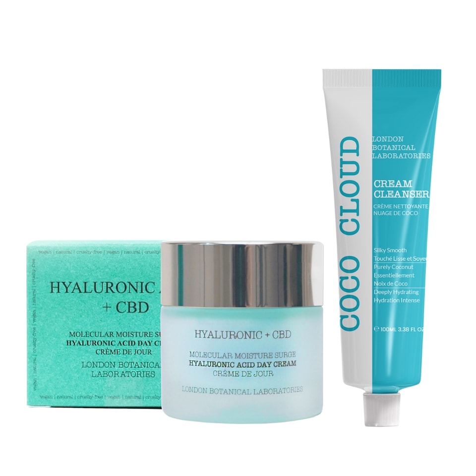 London Botanical Laboratories Coco Cloud & CBD Day Cream Hydration Duo