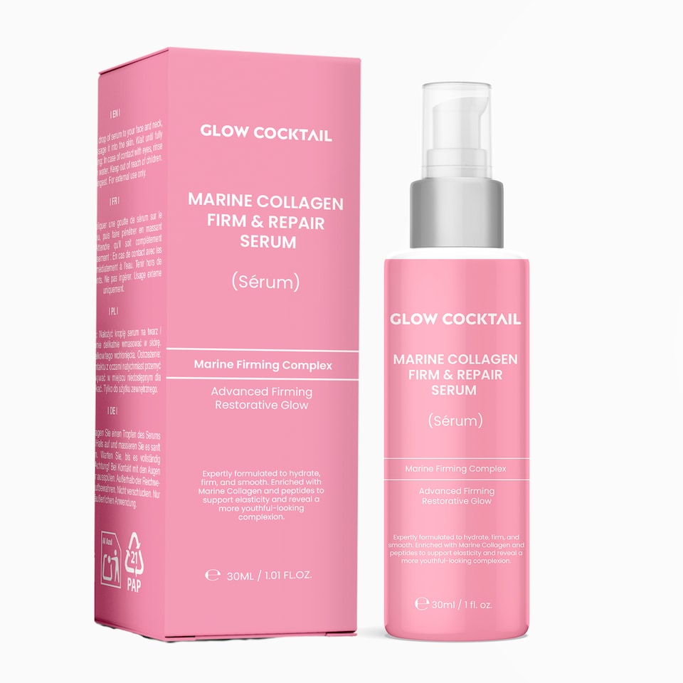 Glow Cocktail Marine Collagen Firm & Repair Serum 30ml