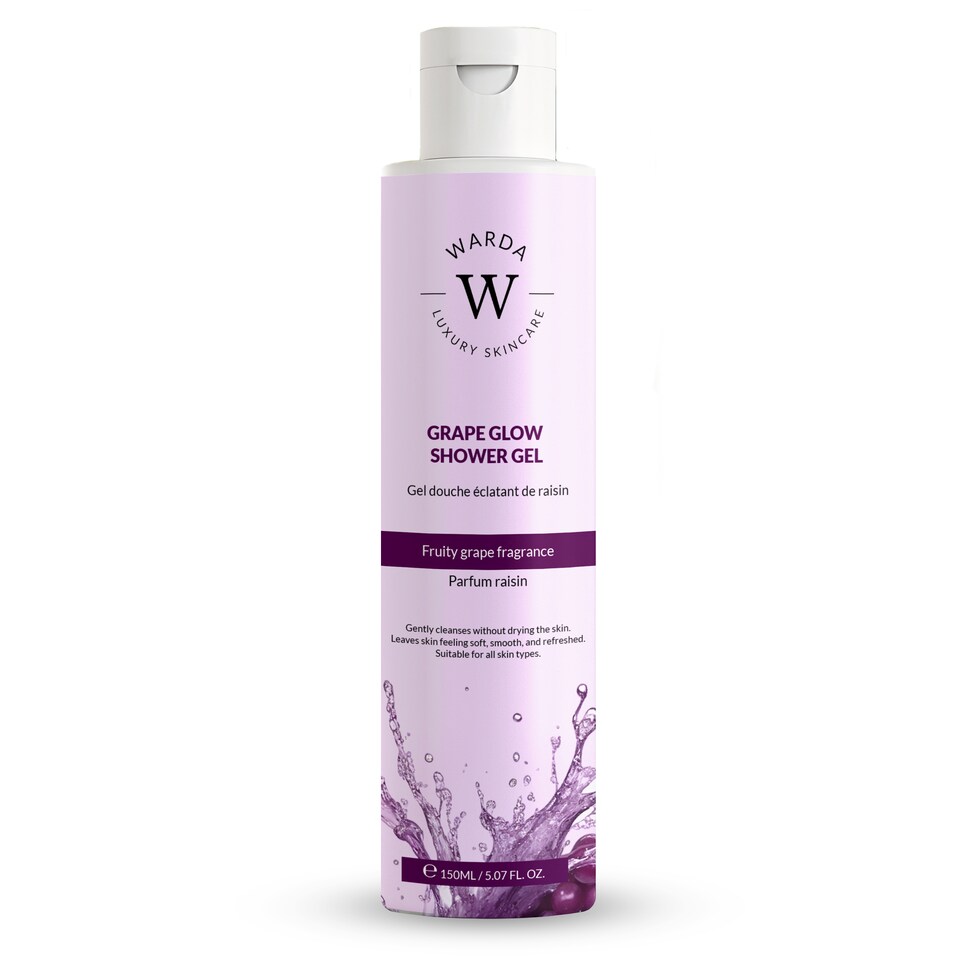 Warda Luxury Skincare Grape Glow Shower Gel 150ml