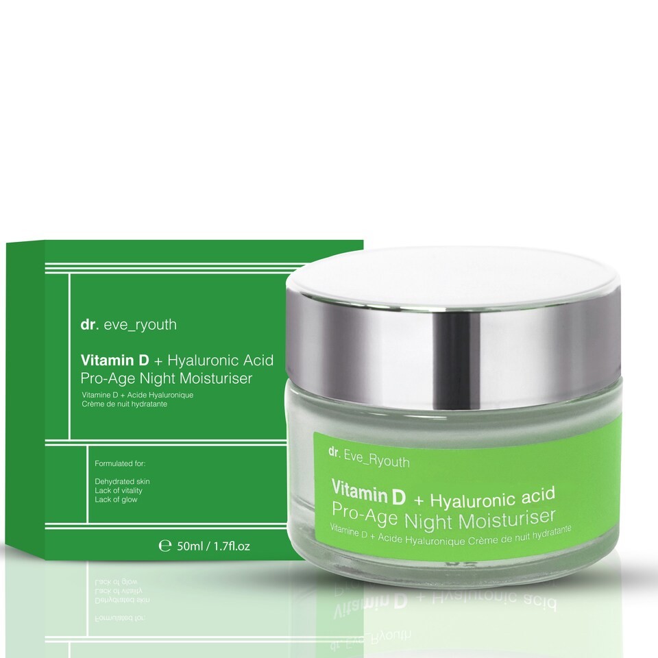 Vitamin D + Hyaluronic Acid Pro-Age Night Moisturizer 50ml