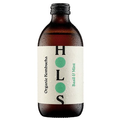 HOLOS Basil & Mint Organic Kombucha