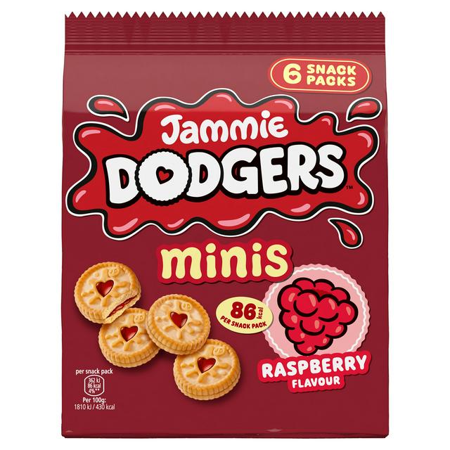Jammie Dodgers Biscuits Minis x6