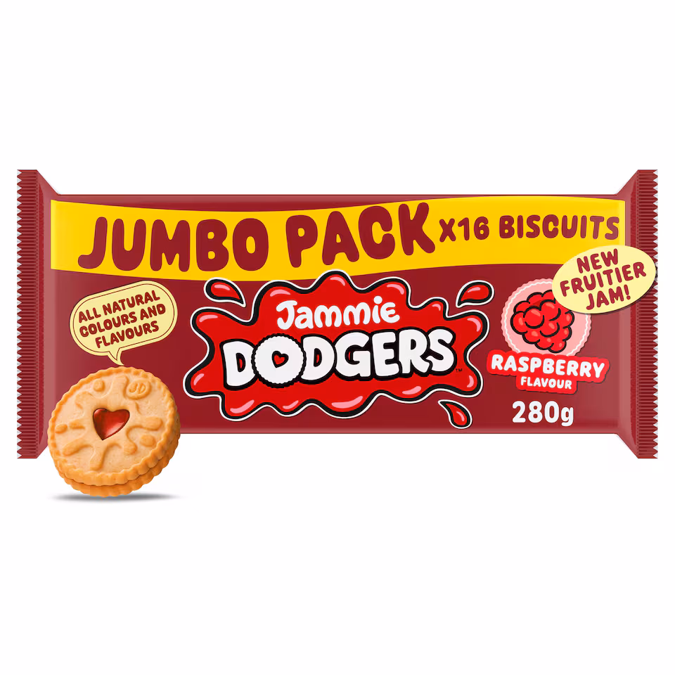 Jammie Dodgers Raspberry Biscuits Twin Pack280g