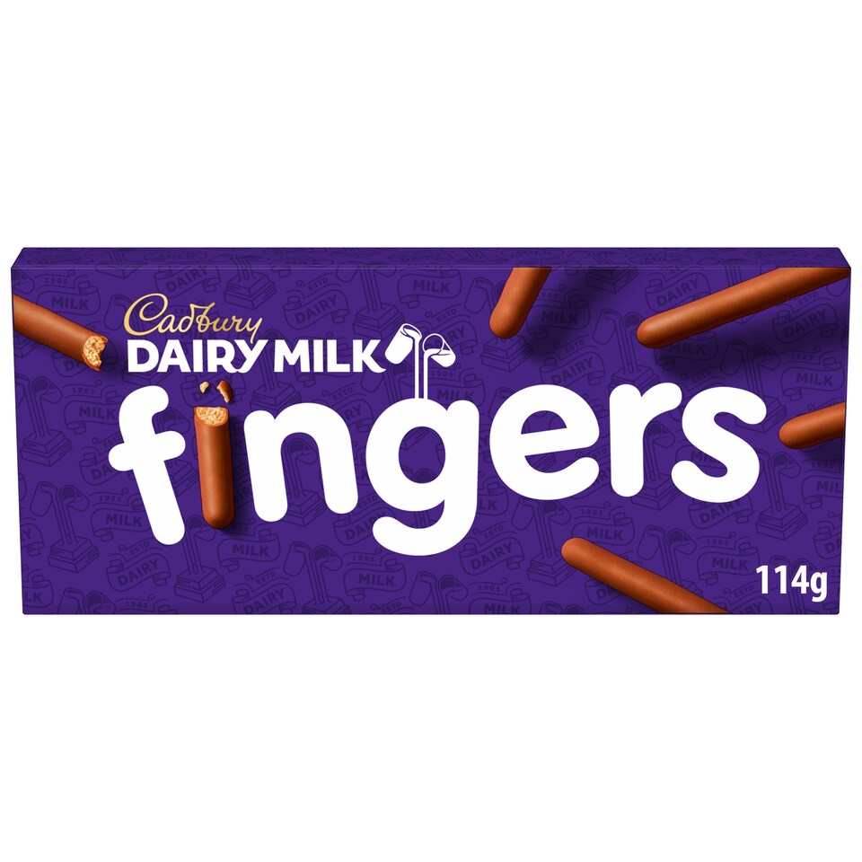 Cadbury Dairy Milk Chocolate Fingers Biscuits 114g