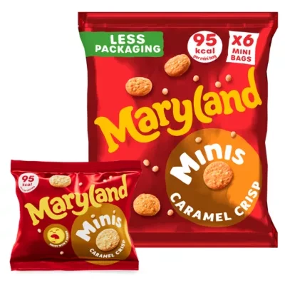 Maryland 6 Minis Caramel Crisp 118.8g