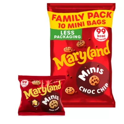 Maryland 10 Minis Choc Chip 198g