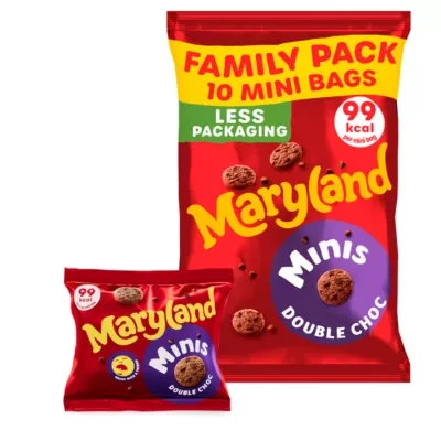 Maryland 10 Minis Double Choc 198g