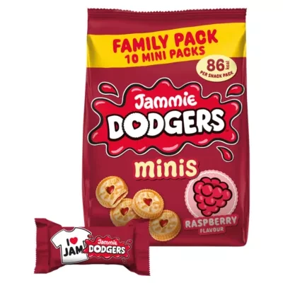 Jammie Dodgers Raspberry Flavour Minis 10 x 20g