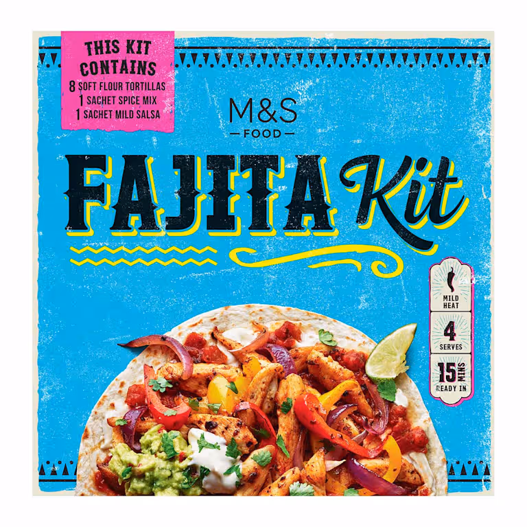 M&S Smoky BBQ Fajita Kit