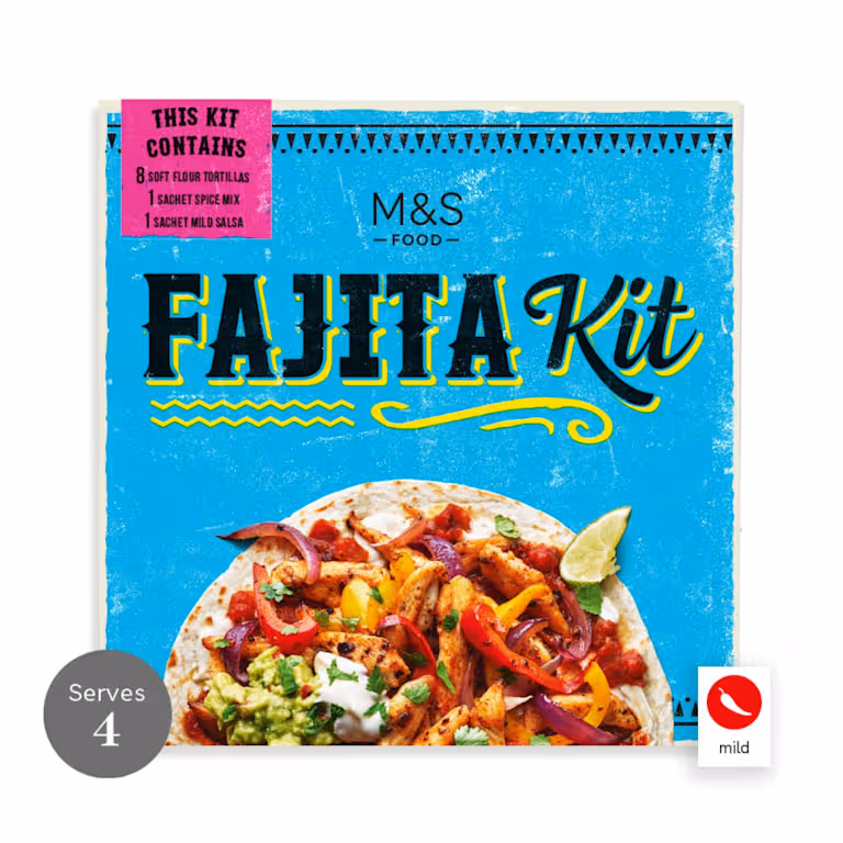 M&S Smoky BBQ Fajita Kit