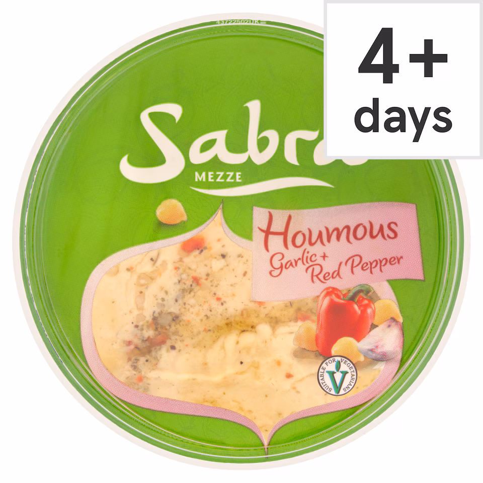 Sabra Houmous Garlic Red Pepper 200G
