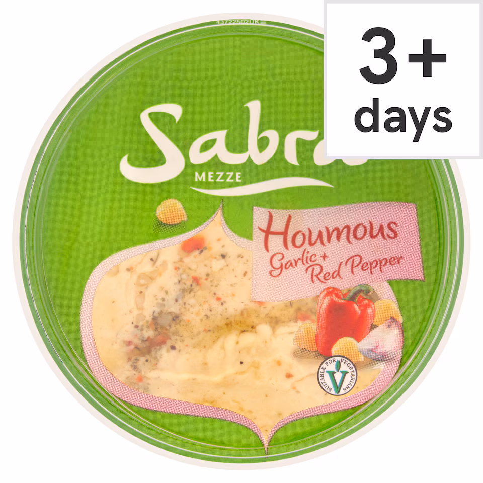 Sabra Houmous Garlic Red Pepper 200G
