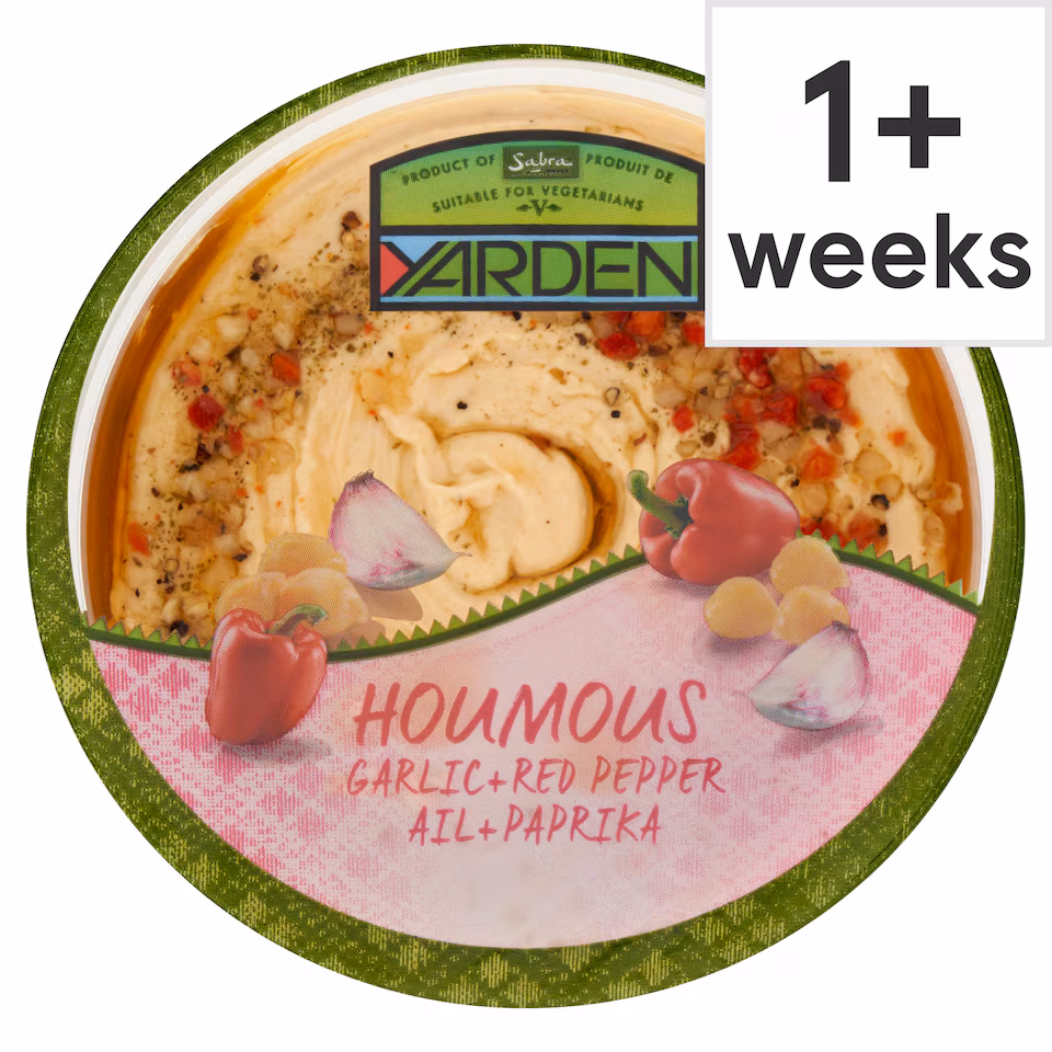 Yarden Houmous Garlic & Red Pepper 250G