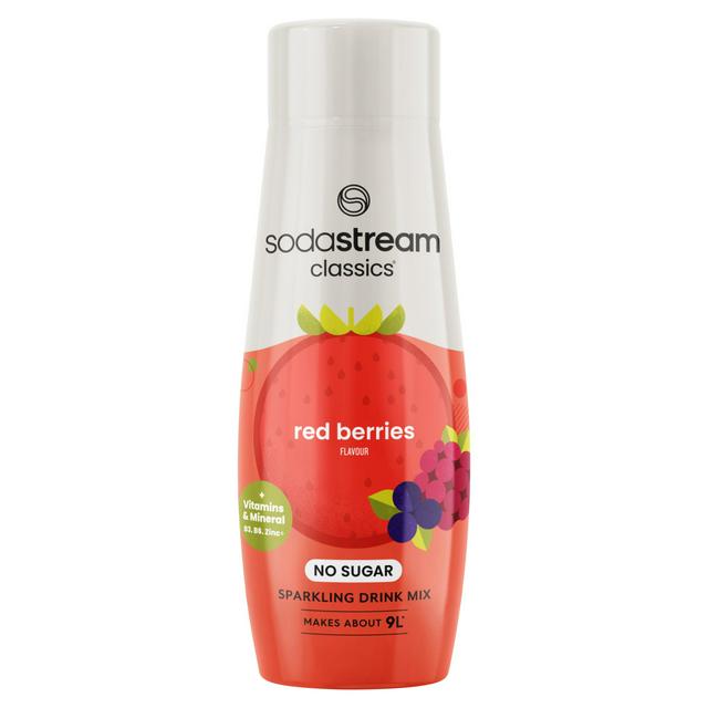 Sodastream 440ml Classics Red Berries Flavour Sparkling Drink Mix
