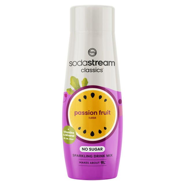 Sodastream Classics Passion Fruit Flavour Sparkling Drink Mix 440ml