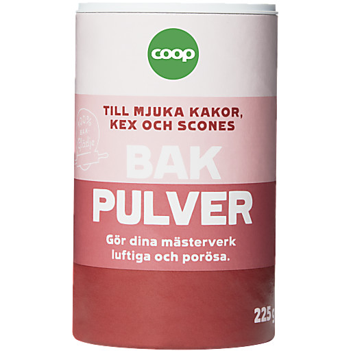 Bakepulver 225g Coop