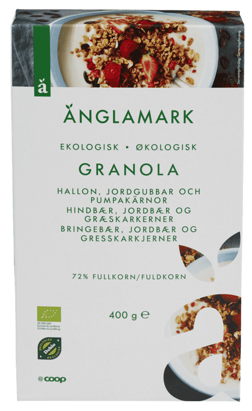 Änglamark Granola Røde Bær 400g