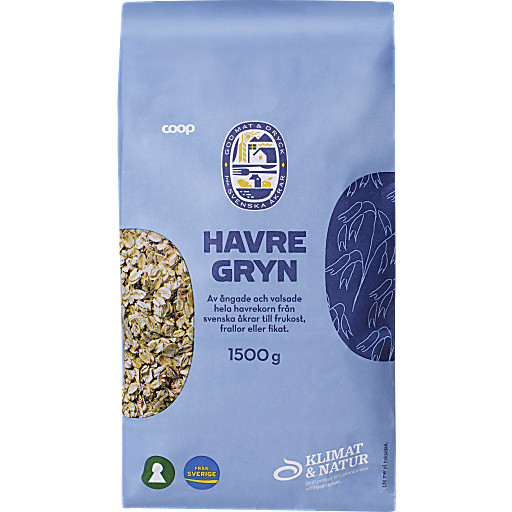 Havregryn 1500g Coop