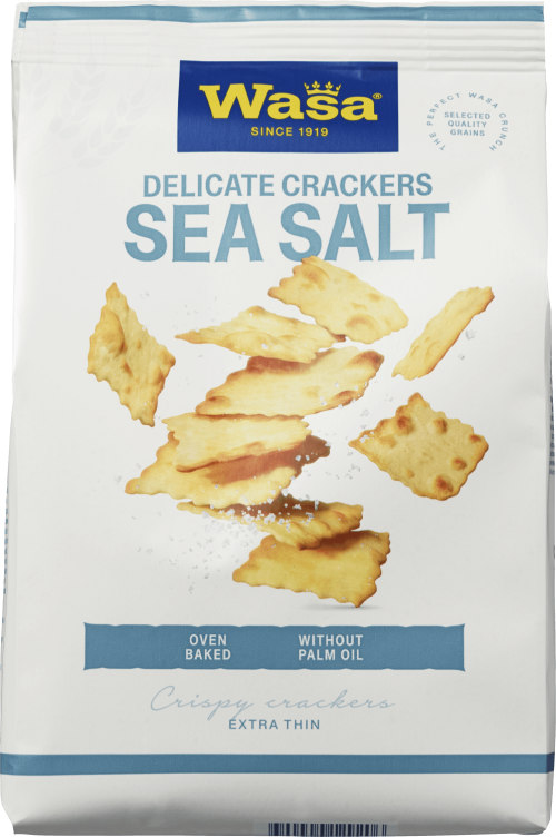Delicate Crackers Sea Salt 180g Wasa