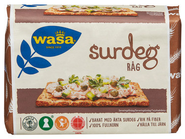 Wasa Knekkebrød Surdeg Råg 305g