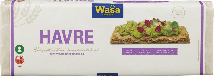 Havre Knekkebrød Økonomi 600g Wasa
