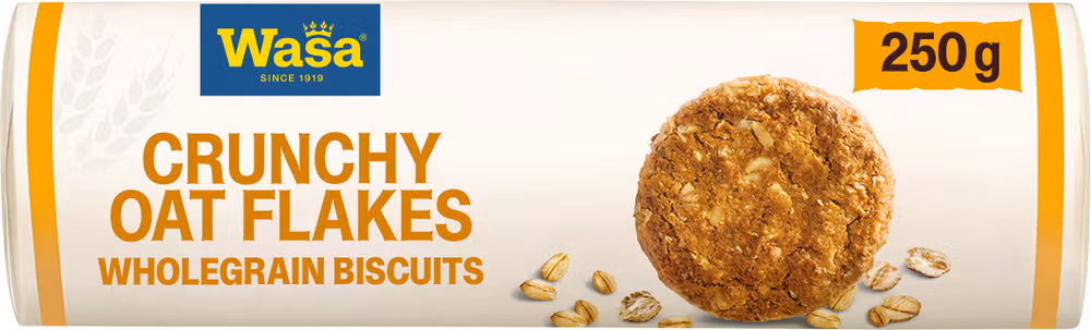 Kjeks Crunchy Oat Flakes 250 g