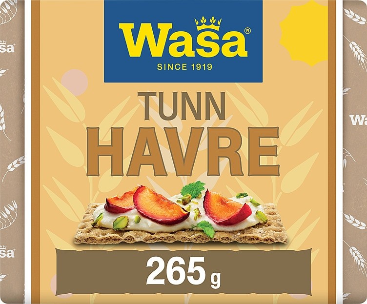 Havreknekkebrød Tynt 265g Wasa