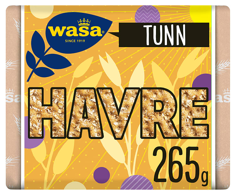 Havreknekkebrød Tynt 265g Wasa