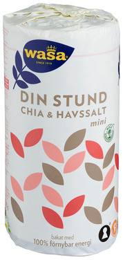 Wasa Knekkebrød Mini Din Stund Chia&Havsalt 270g