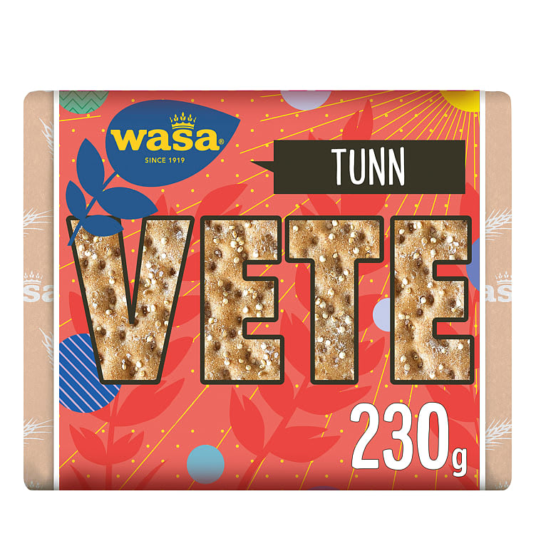 Knekkebrød Tynn Hvete 230g Wasa