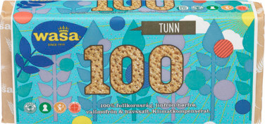 Wasa Knekkebrød 100 Frø & Havsalt Økonomi 490g