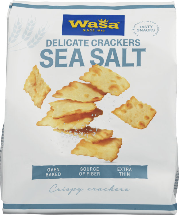 Delicate Crackers Sea Salt 150g Wasa