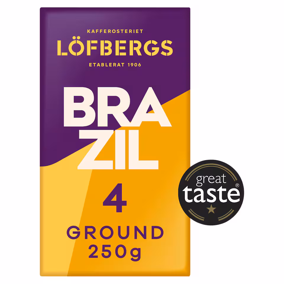 Lofbergs Brazil Single Origin Ground Coffee 250g