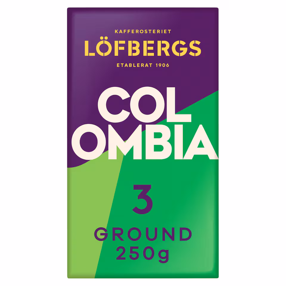 Lofbergs Colombia Single Origin Ground Coffee 250g