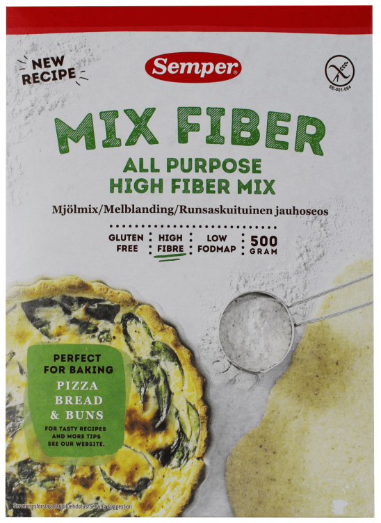 Melmix m/Fiber glutenfri 500g Semper