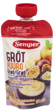Semper Grøt Pasjonsfrukt 6mnd, 120g