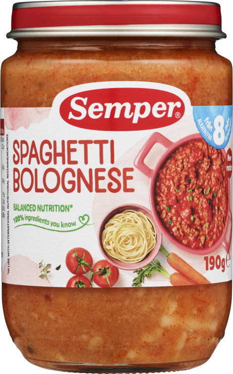 Spaghetti Bolognese 190g Semper