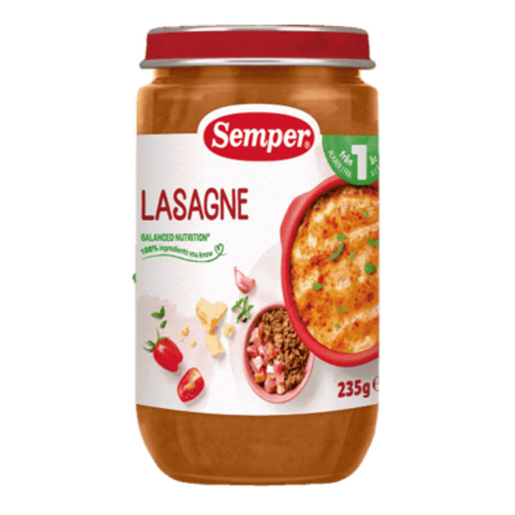 Lasagne 1 År 235g Semper