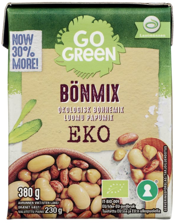 Bønnemiks Økologisk 380g Gogreen