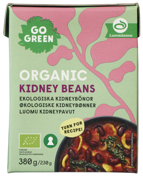 Kidneybønner Økologisk 380g Gogreen