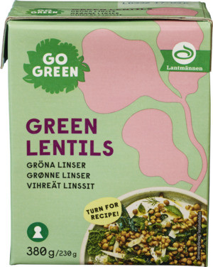 Gogreen Grønne Linser Tetra 380g