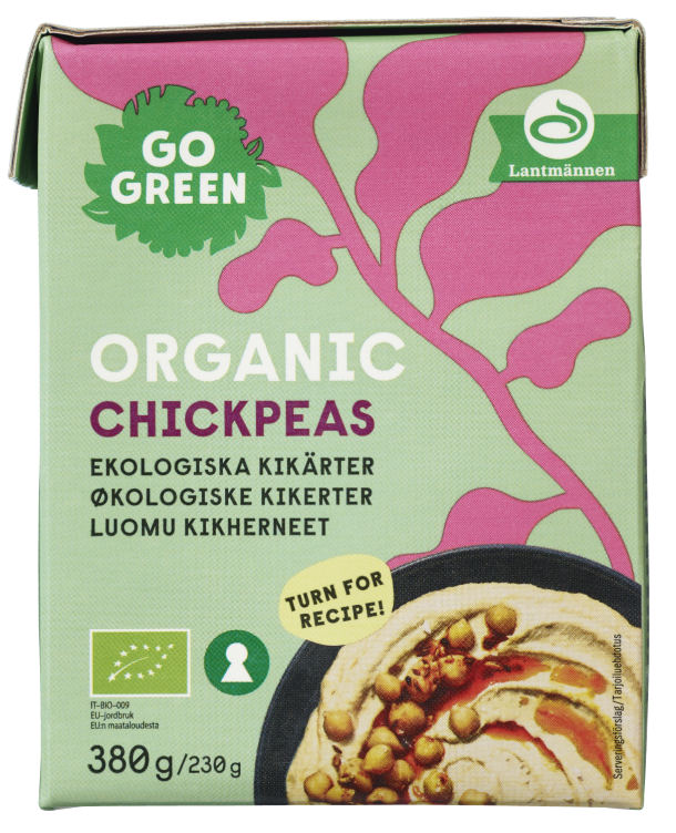 Kikerter Økologisk 380g Gogreen
