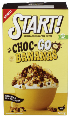Start! Granola Choc Go Bananas 500g
