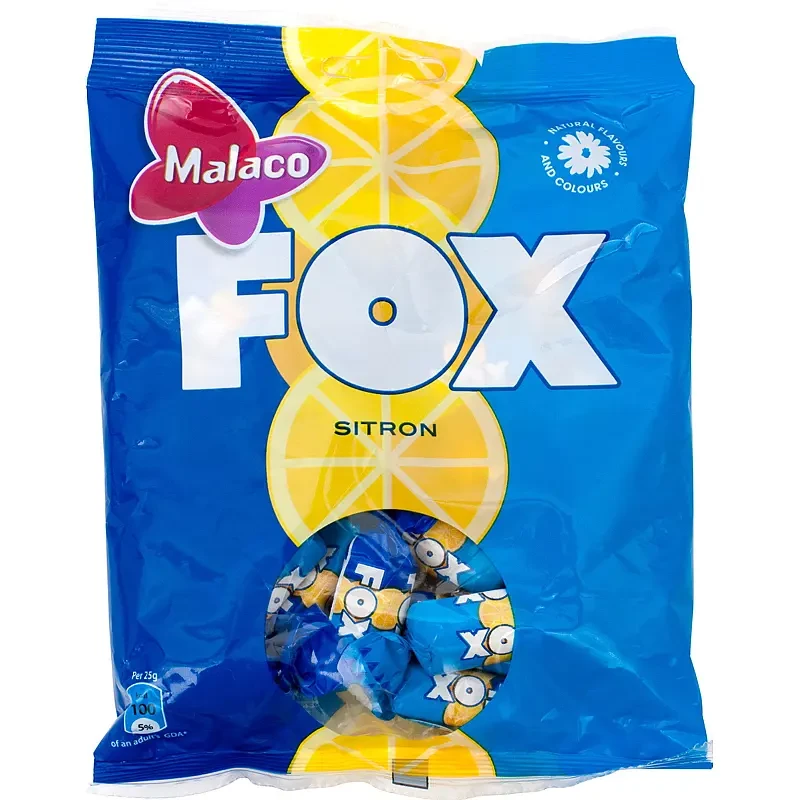 Fox sitron 130 g i pose