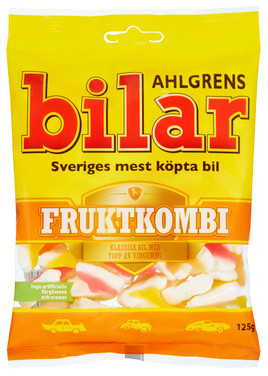 Ahlgrens Bilar Fruktkombi 125g