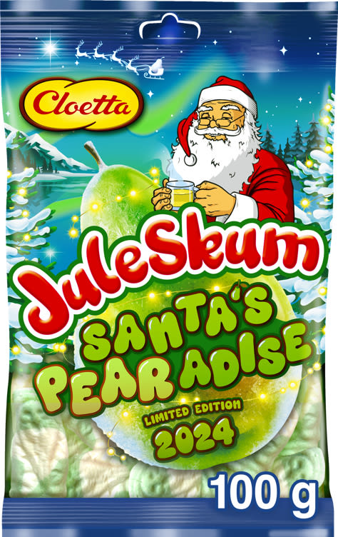 Juleskum Pære 100g Cloetta