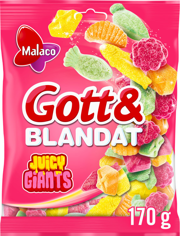Godt&Blandet Juicy Giants 170g